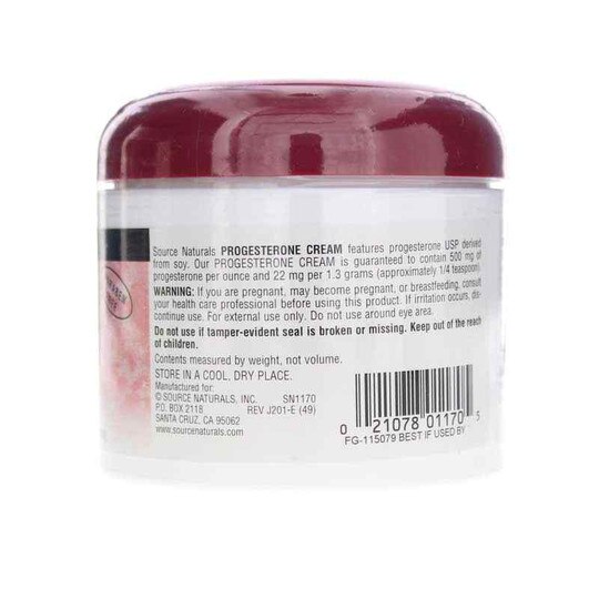 Progesterone Cream, SNN